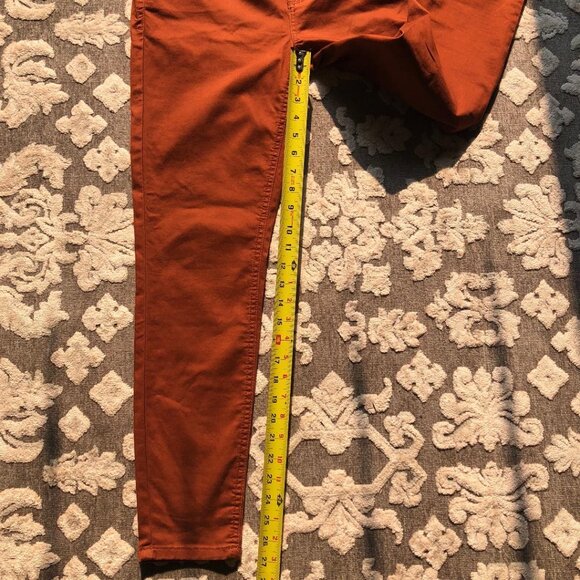 Kensie Jeans, Effortless Ankle, Rust Colored, Cropped Jeans, Sz: 8/29(see msmts) - Picture 10 of 13